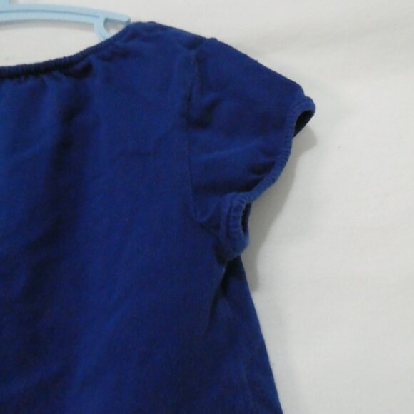 CIRCO 24 months Blue Cotton Short Sleeve Dress With Colorful Fun Print Design - Picture 12 of 15